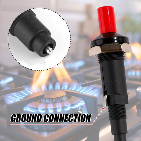 Gosknor ceramic-metal igniter for durability and heat resistance