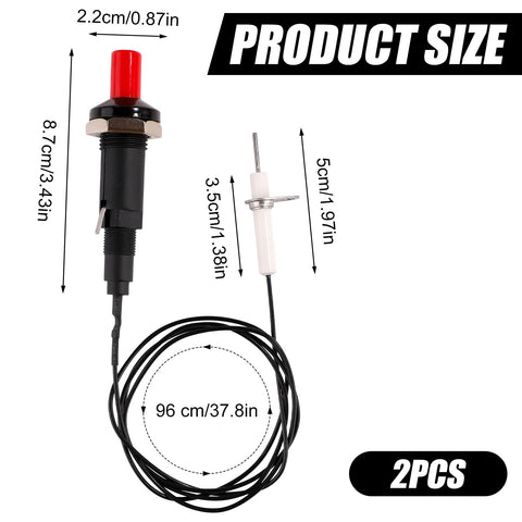Gosknor grill igniter wire length enables flexible reach