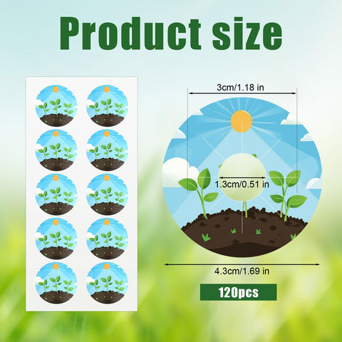 Gosknor hydroponic plant labels 120 pieces help organize crops at a glance