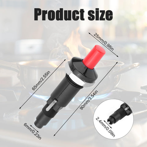 Gosknor piezo spark igniter black body for durable ignition.