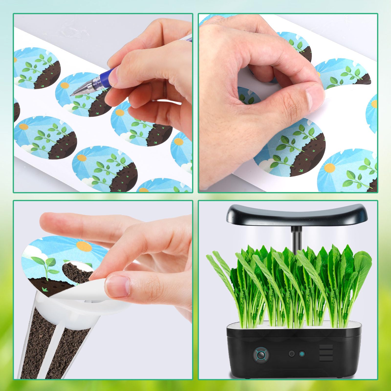 Gosknor plant labels help monitor growth and care routines