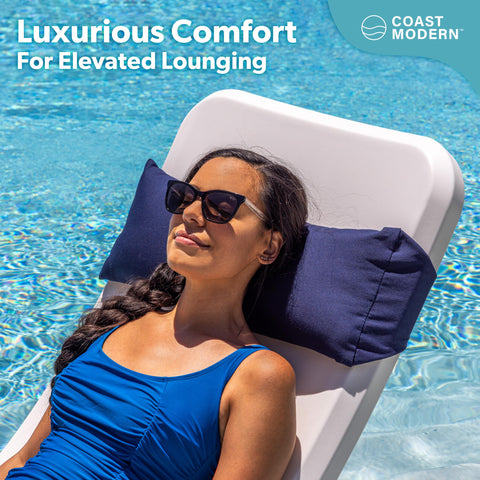 GoSports Coast Modern adjustable-strap keeps the pillow securely in place.