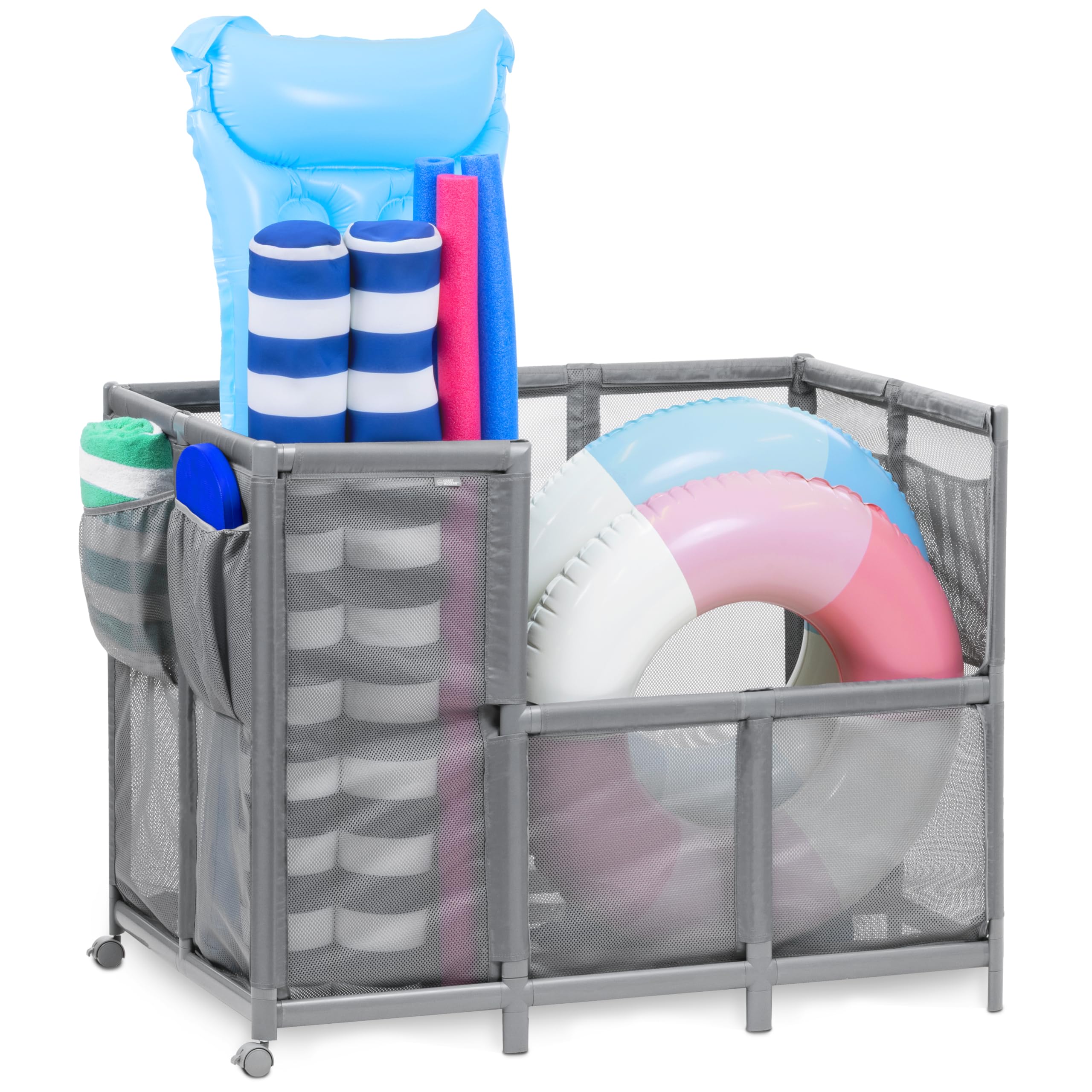 GoSports Coast Modern bin assembly demonstrates easy setup and durable outdoor construction
