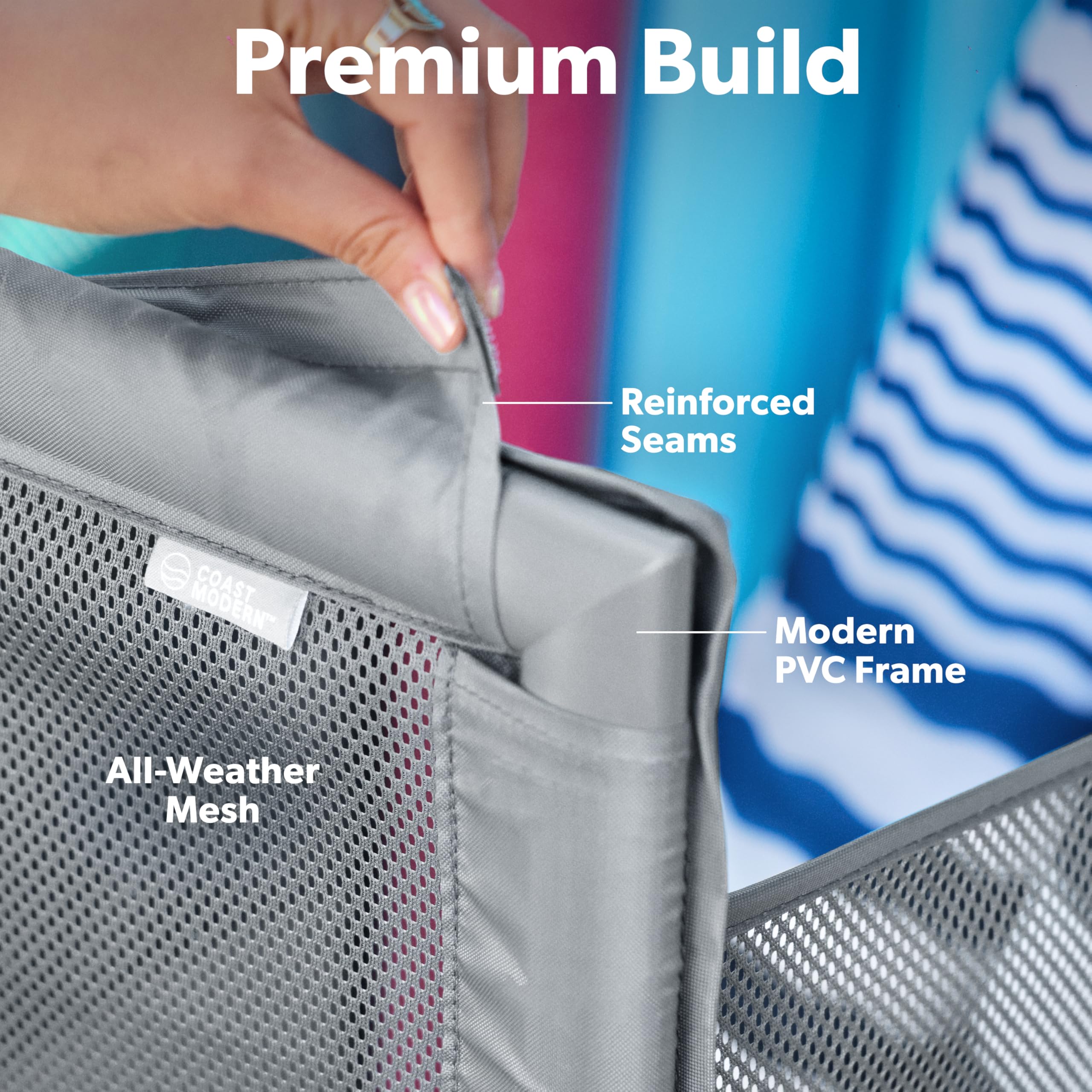 GoSports Coast Modern divider keeps tall items secure and easy to access