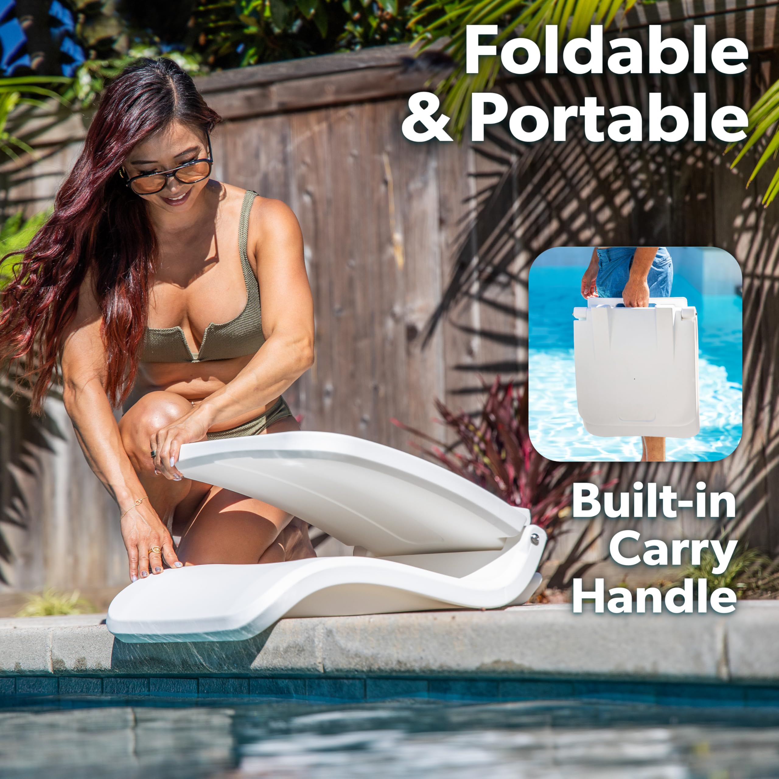 GoSports chair features durable HDPE and stainless hardware for outdoor reliability.