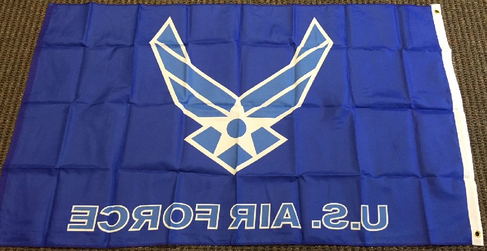 GOSSENIF US Air Force Wings flag 3x5 dye-sublimation colors deliver long-lasting vibrancy.