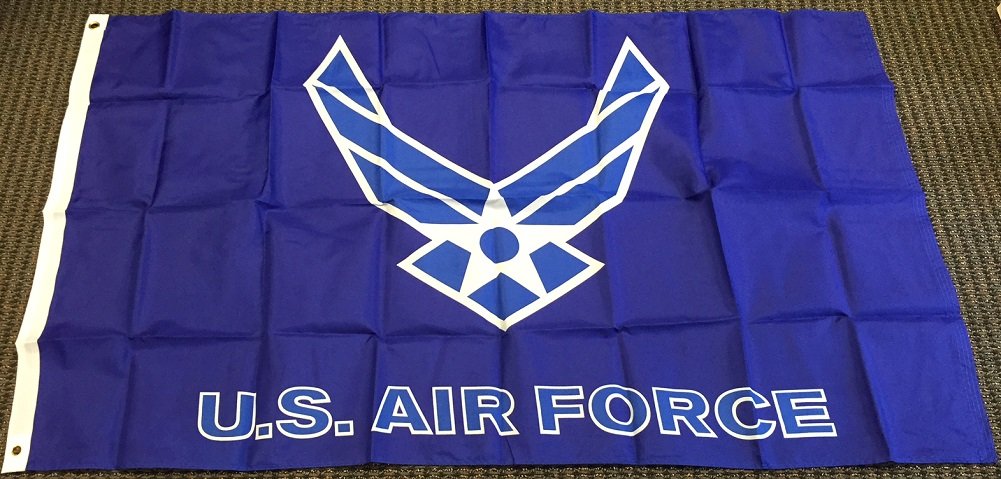 GOSSENIF US Air Force Wings flag 3x5 front view showcases bold colors for display.