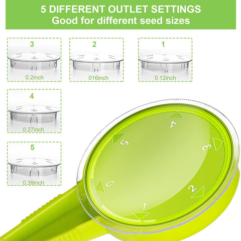 Close-up of durable Gostur seed dispenser for reliable gardening