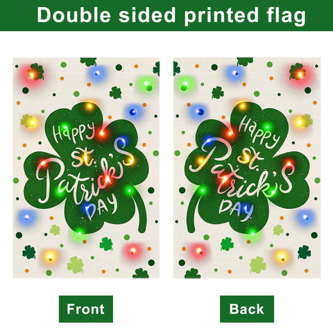 Gosuoa green themed flag designed for porch and garden outdoor spaces