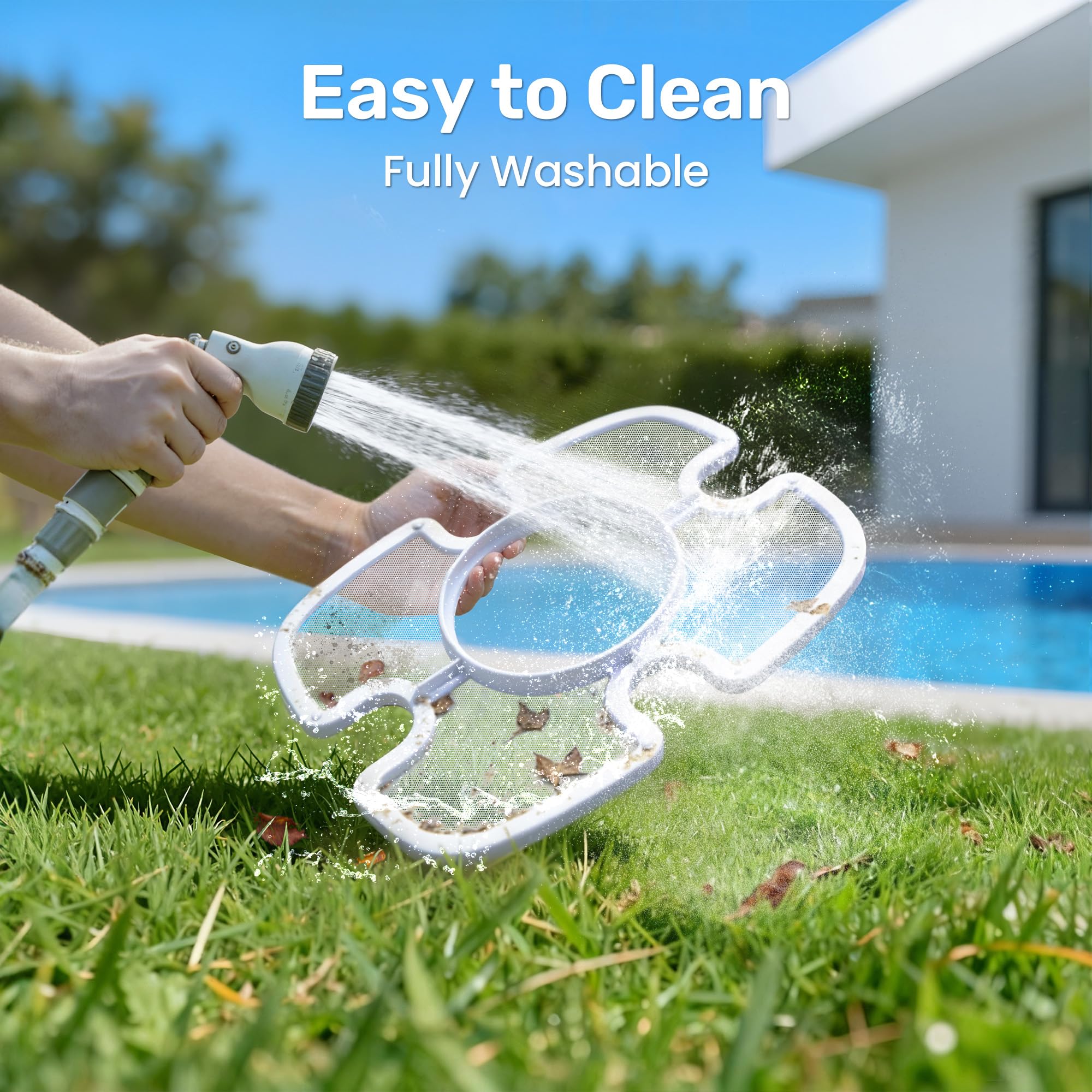 Gosvor cordless pool cleaner suited for above-ground pools