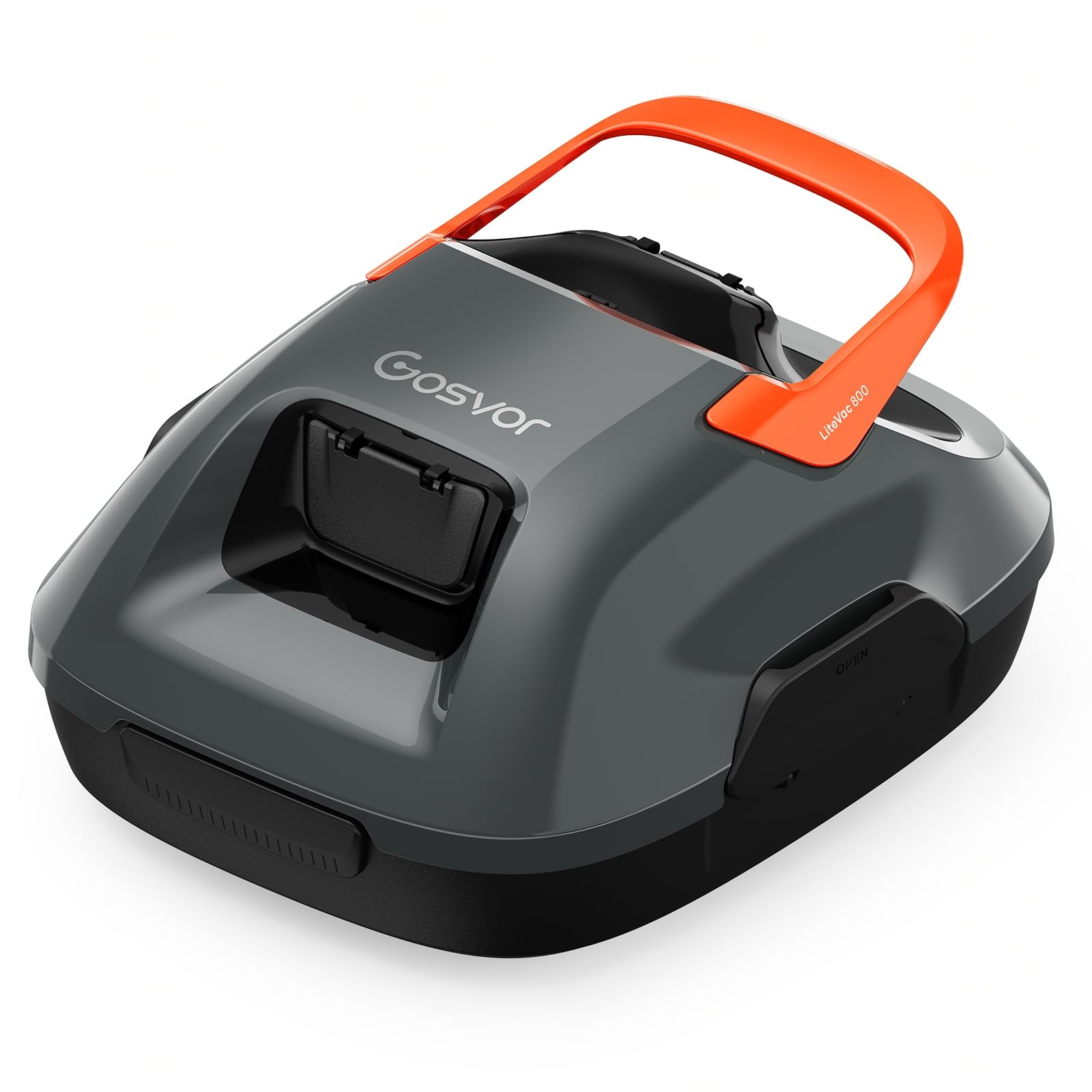 Gosvor cordless pool cleaner bottom cleaning glides over the pool floor for debris pickup