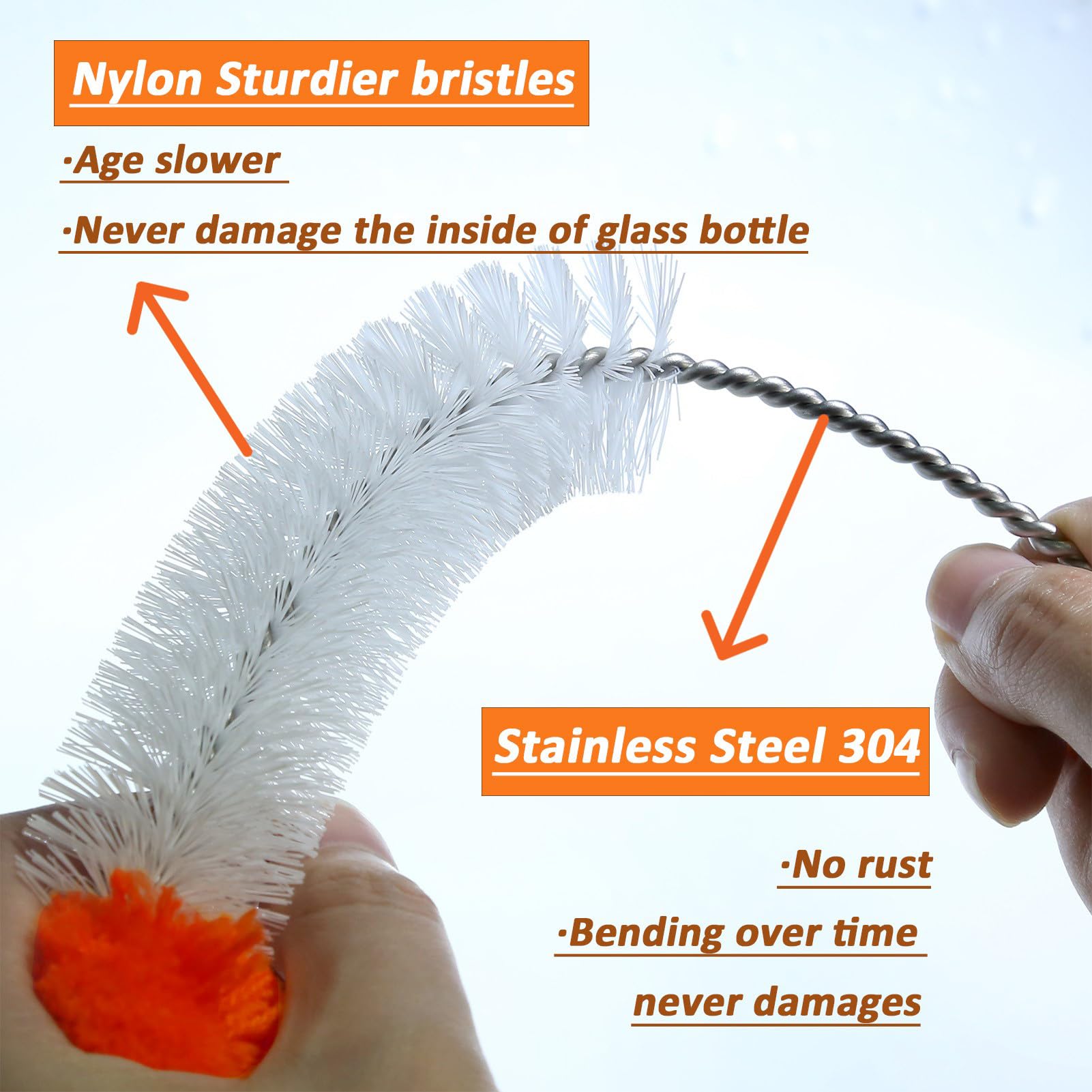 GOSYUNME stainless steel 304 handle offers durable rust resistance.