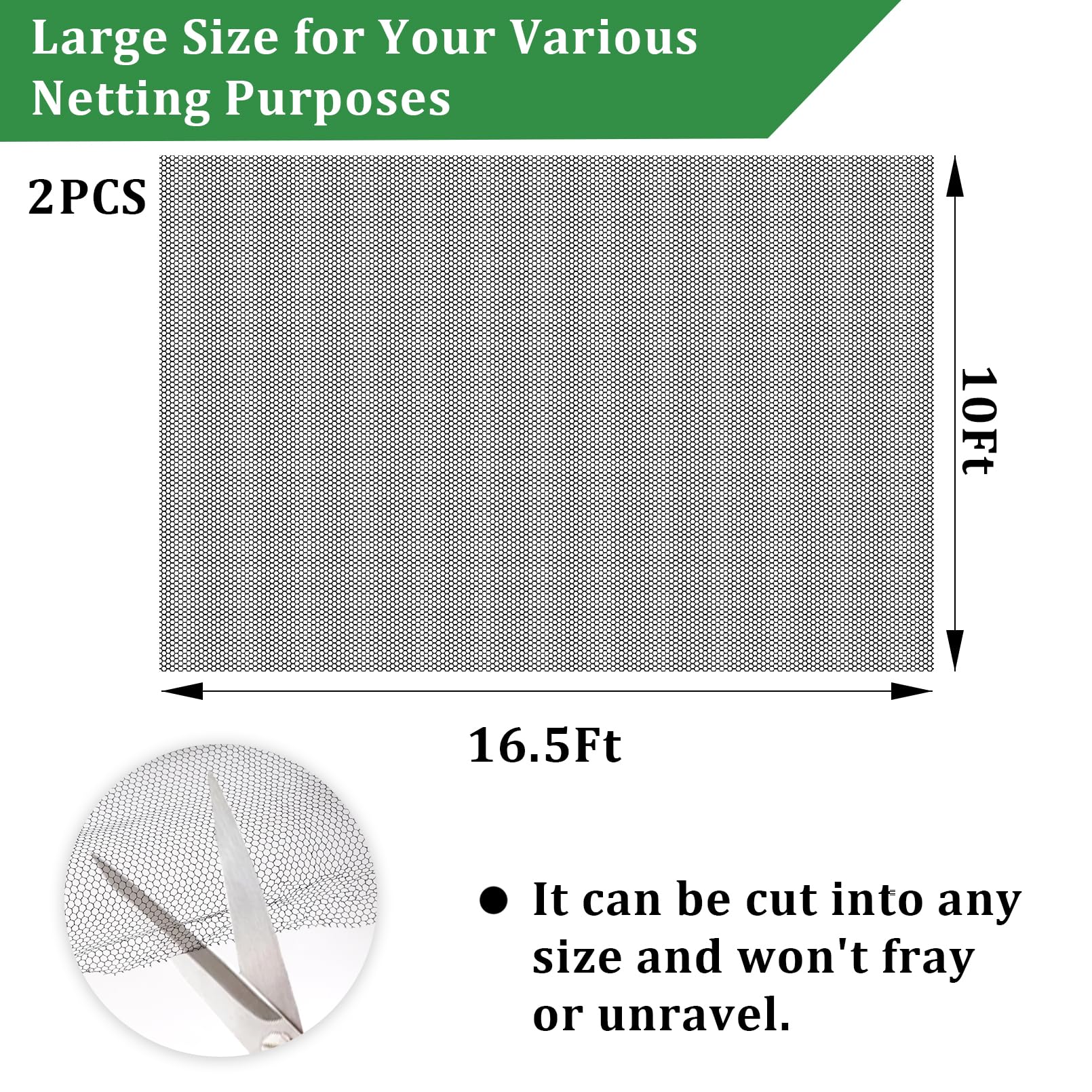 Gotorido mosquito netting patio breathable mesh lets light and air through.