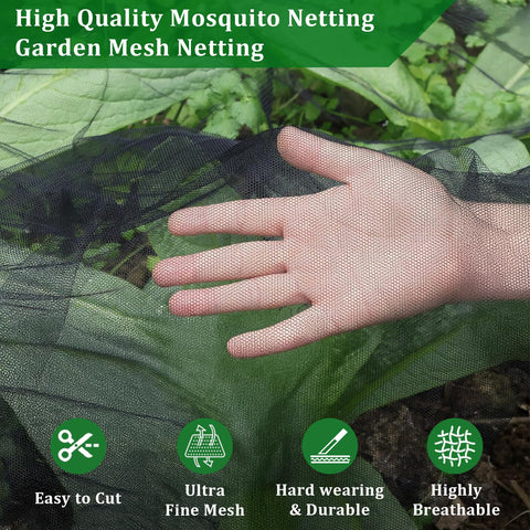 Gotorido mosquito netting patio dense mesh material blocks pests while remaining lightweight.