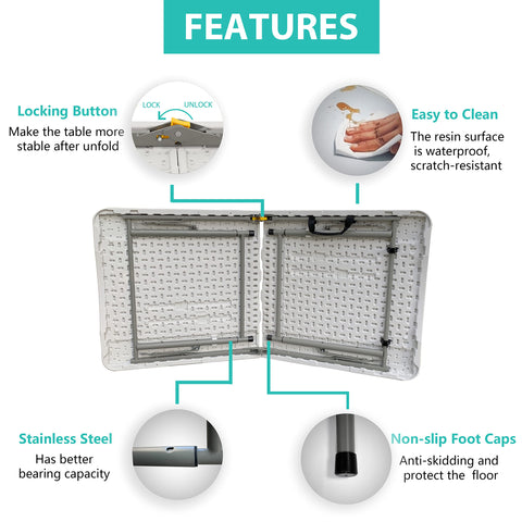 Go-Trio outdoor dining setup with adjustable height