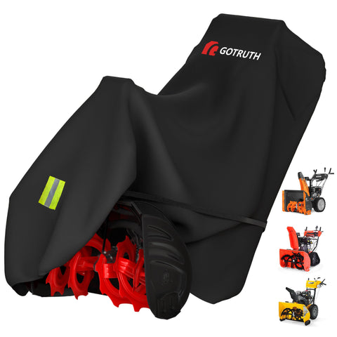 GOTRUTH snow blower cover protects an 80-inch diagonal fit.
