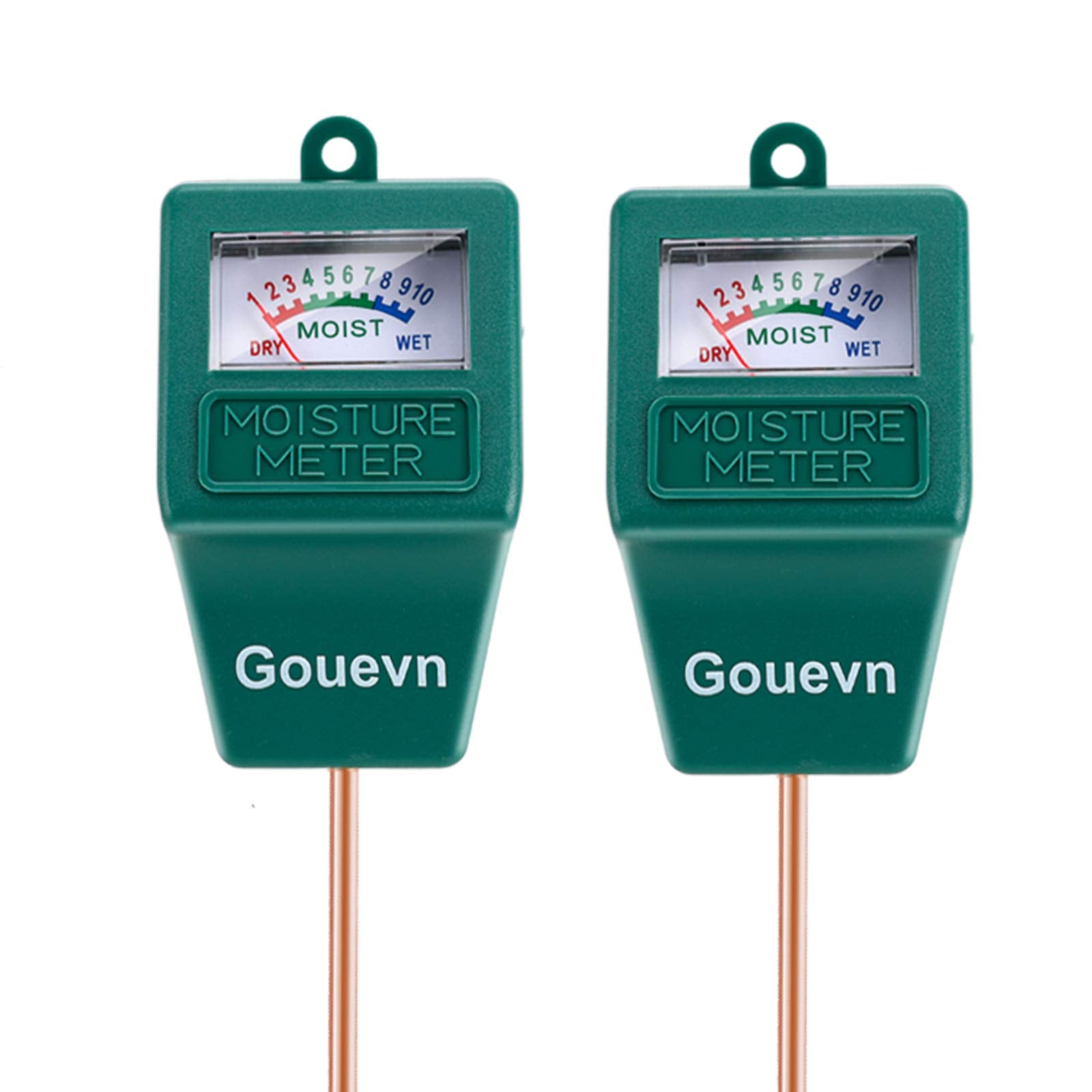 Gouevn 2pack moisture meter with large dial for quick root-level readings