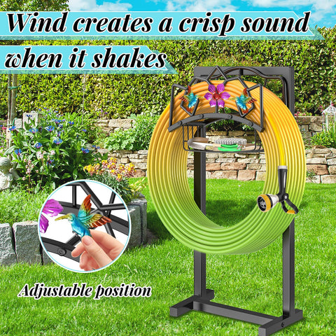 Gouisalin 42-inch height keeps hoses off the ground neatly.