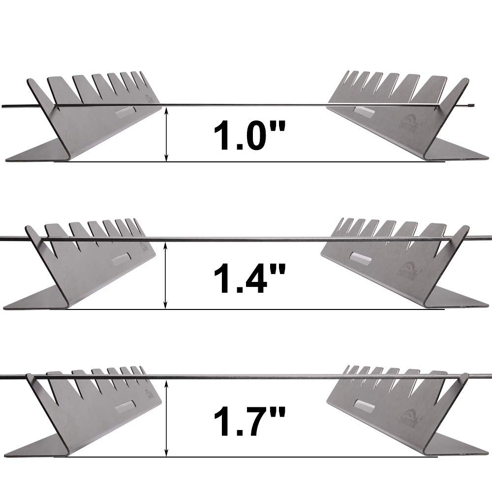 Goutime 14.8-inch skewer rack shown at full length.