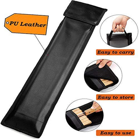 Goutime 7-piece set with PU leather bag for easy transport.