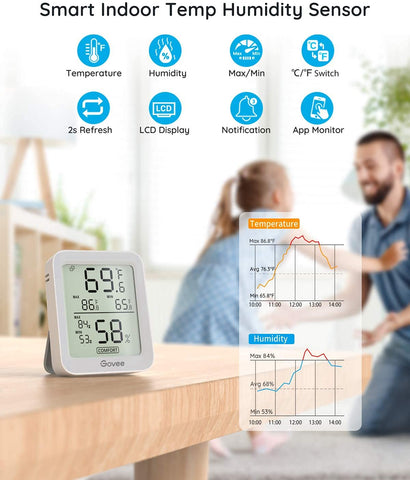 Govee H5075 app pairing screen showing quick Bluetooth setup