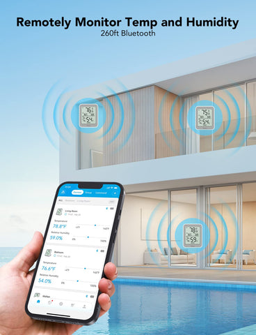Govee H5075 max/min records help track daily indoor trends.