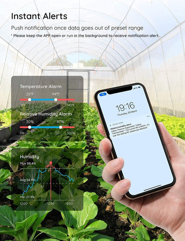 Govee H5075 notification alerts help preempt uncomfortable climate shifts.