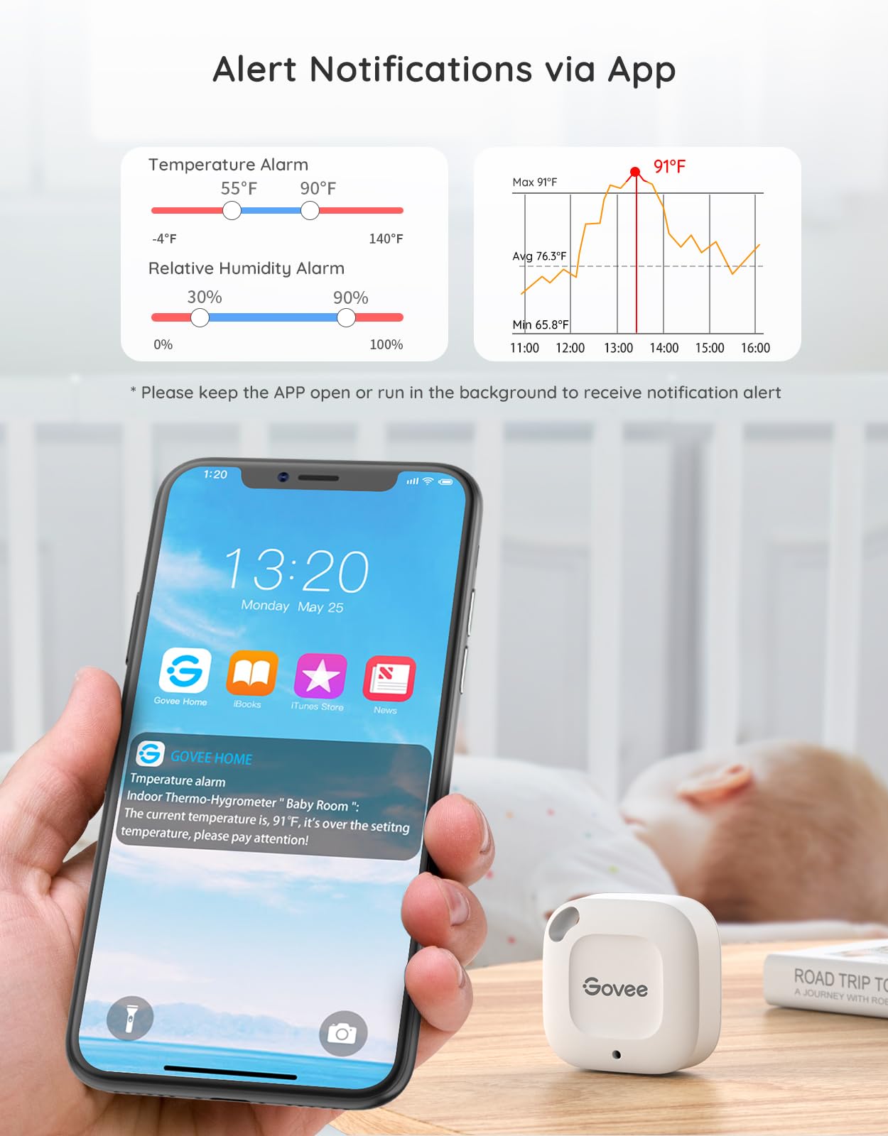Swiss-made sensor delivering precise temperature and humidity readings