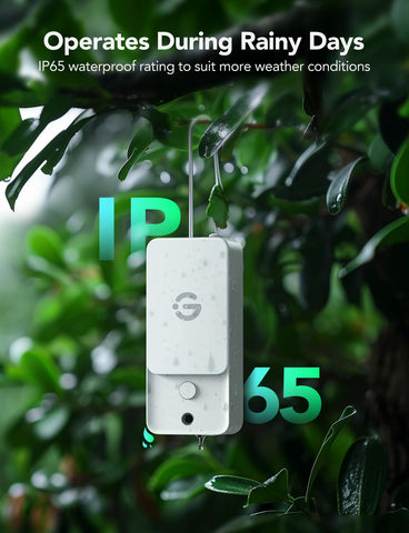 GoveeLife app view demonstrates remote temp and humidity monitoring