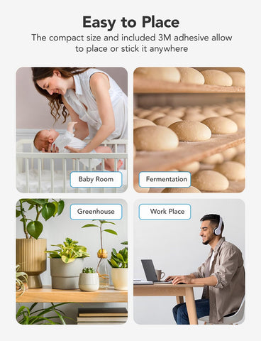 Two-pack bundle for monitoring multiple rooms.