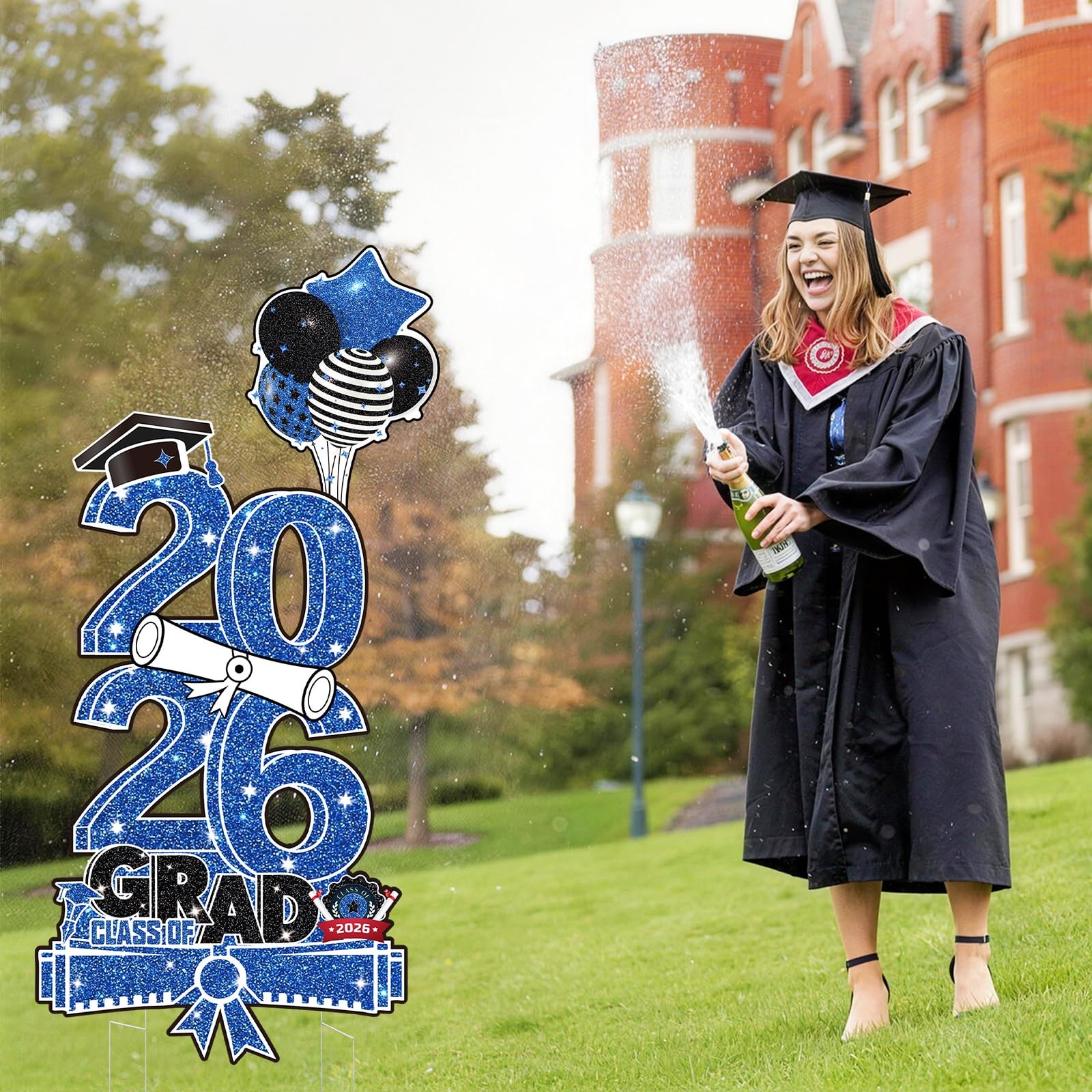 Govpy 2026 graduation decor doubles as photo backdrop