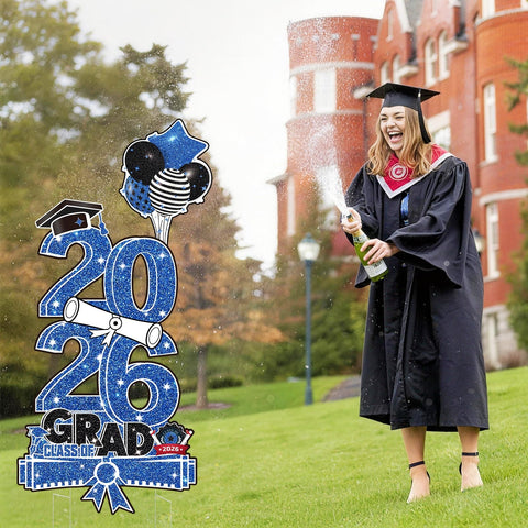 Govpy 2026 graduation decor doubles as photo backdrop