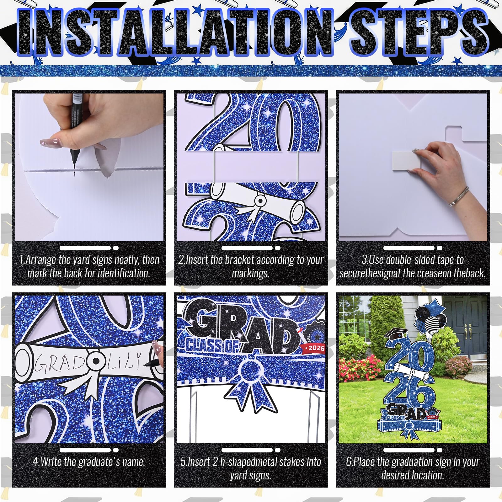 Govpy 2026 yard sign with splice design for easy assembly