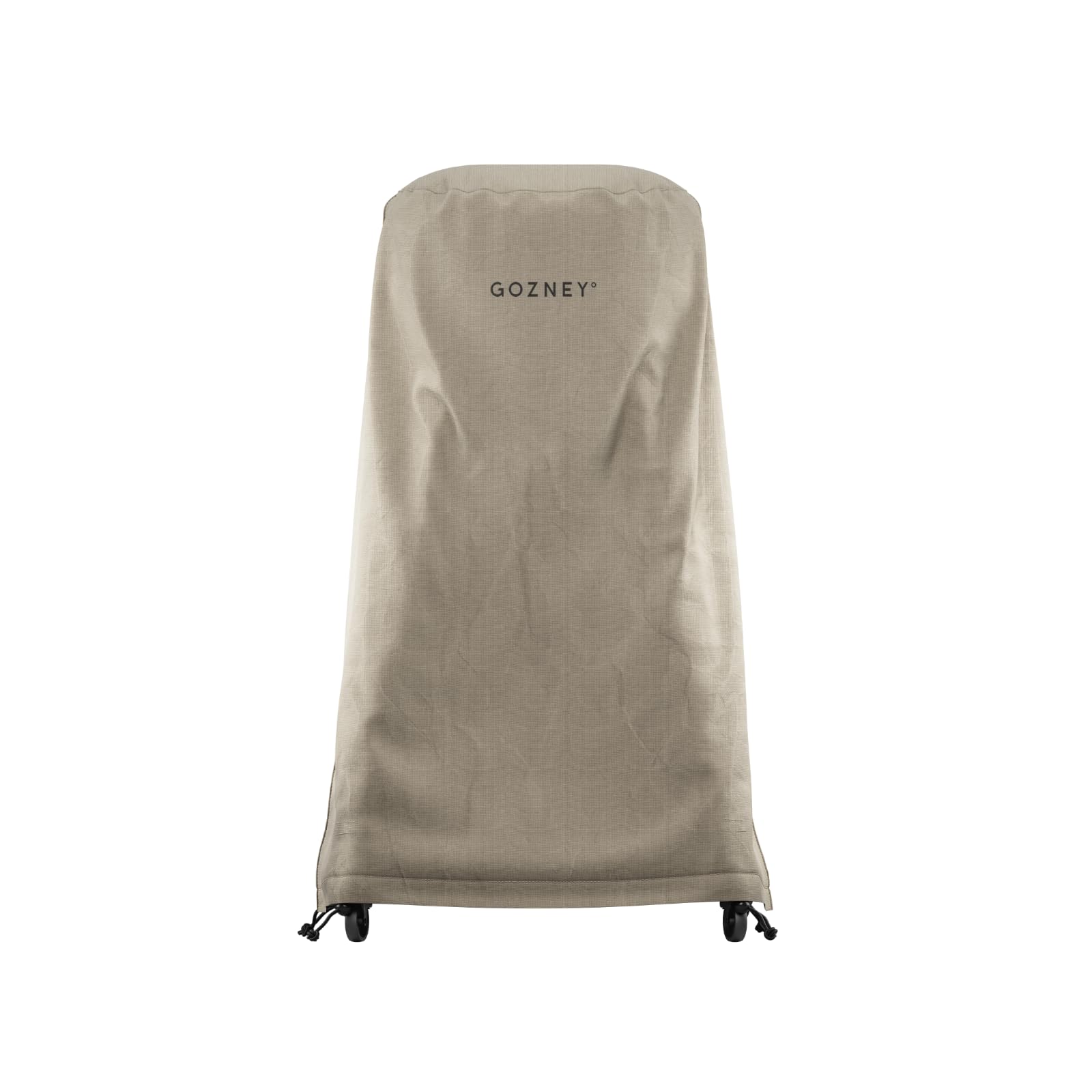 Gozney Arc XL stand cover fabric texture shows water-repellent protection.