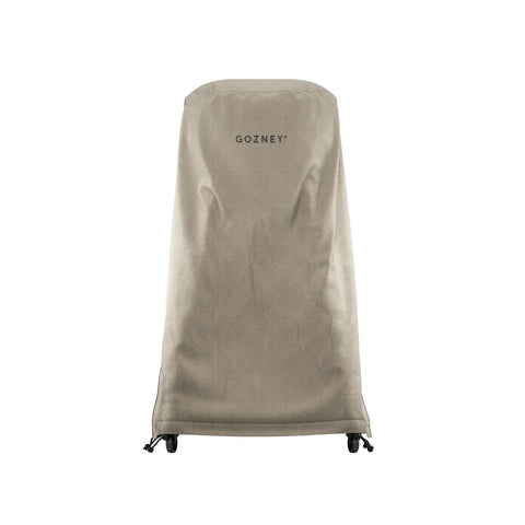 Gozney Arc XL stand cover fabric texture shows water-repellent protection.