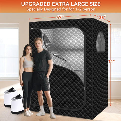 Gozuna extra-large inside view – comfortable two-person seating.