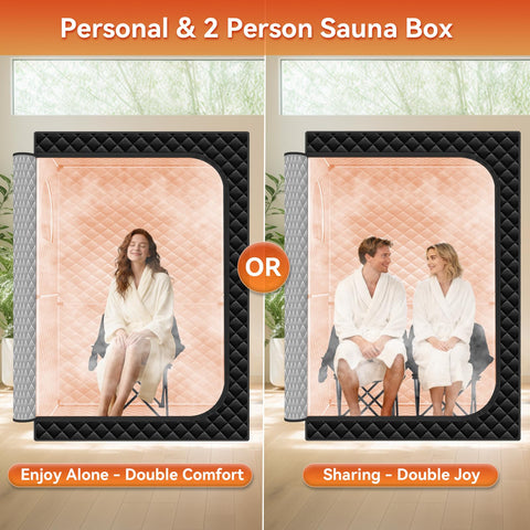 Gozuna two folding chairs – sturdy seating included.