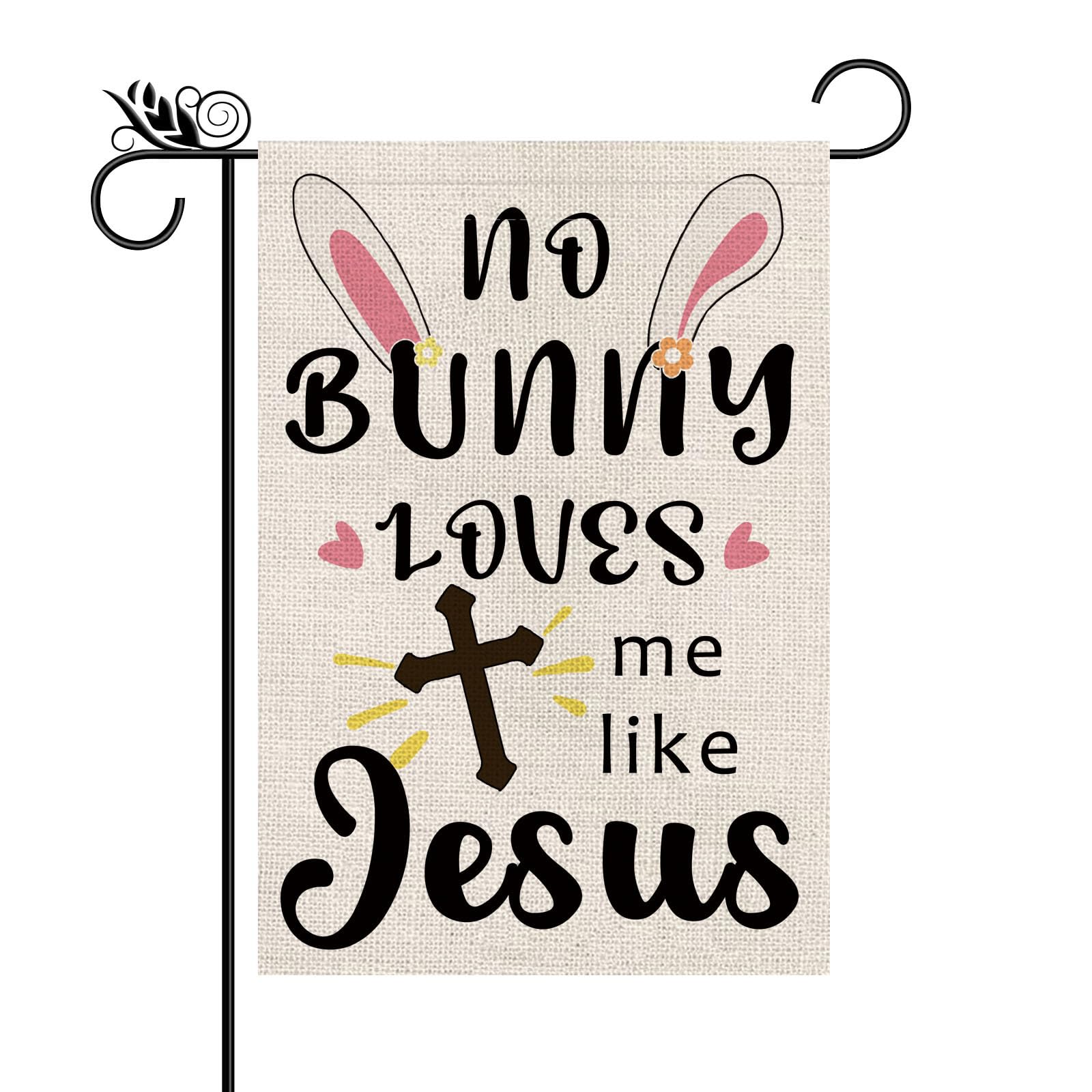 GPGHE Easter flag front view shows a vibrant cross design for outdoor display.