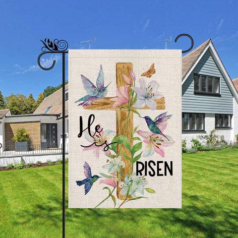 GPGHE garden flag ideal for porches, doors, and fences in seasonal decor.