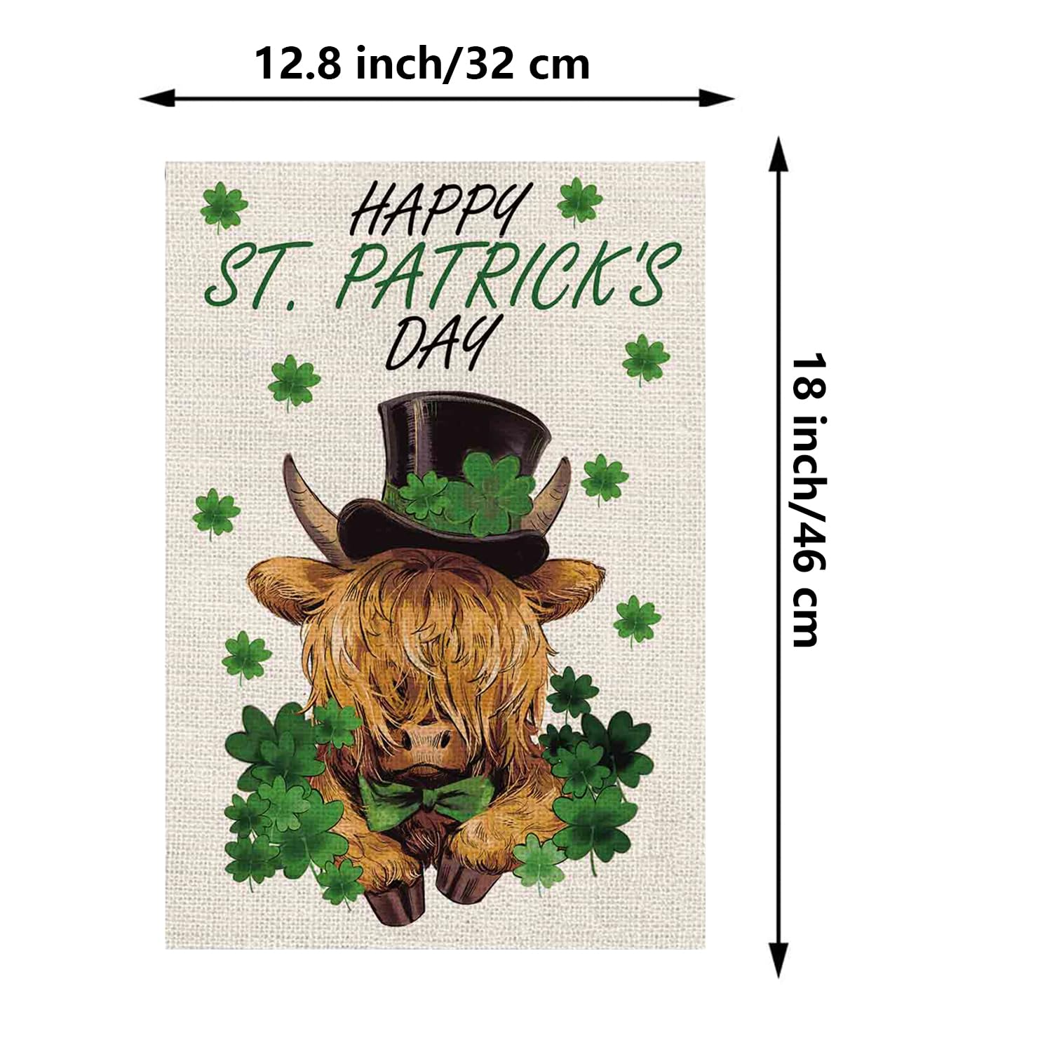 GPGHE Funny Highland Cow flag enhances outdoor spaces with playful seasonal flair