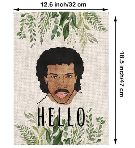 GPGHE Hello Funny Garden Flag double-sided print remains vivid from both sides for outdoor decor