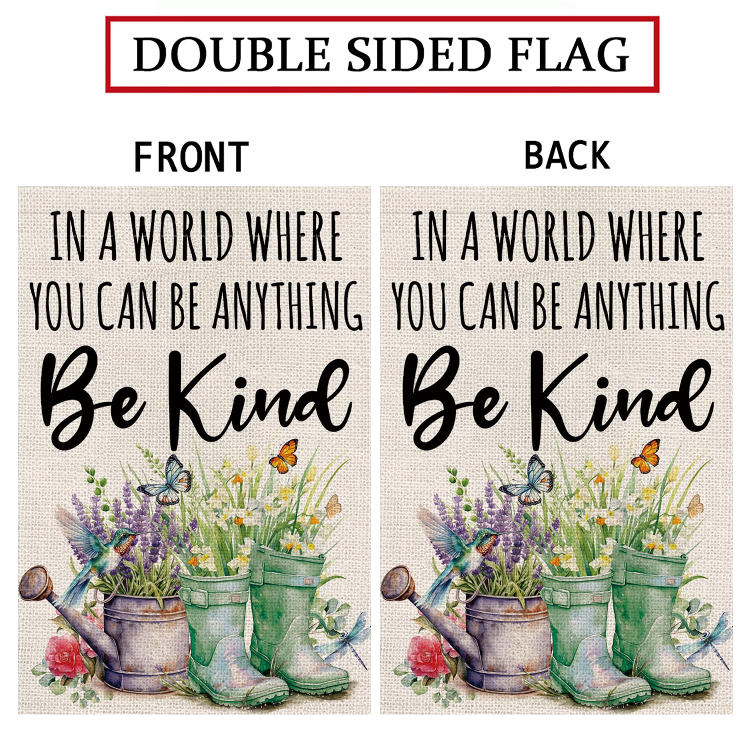 GPGHE outdoor flag durable fabric for year-round lawn and porch decor.