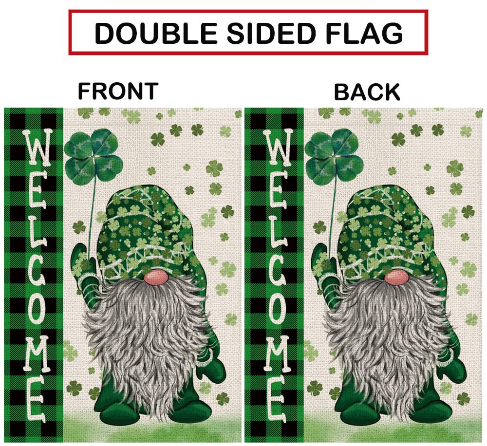 Flag measures 12.5 by 18 inches for standard garden stands.