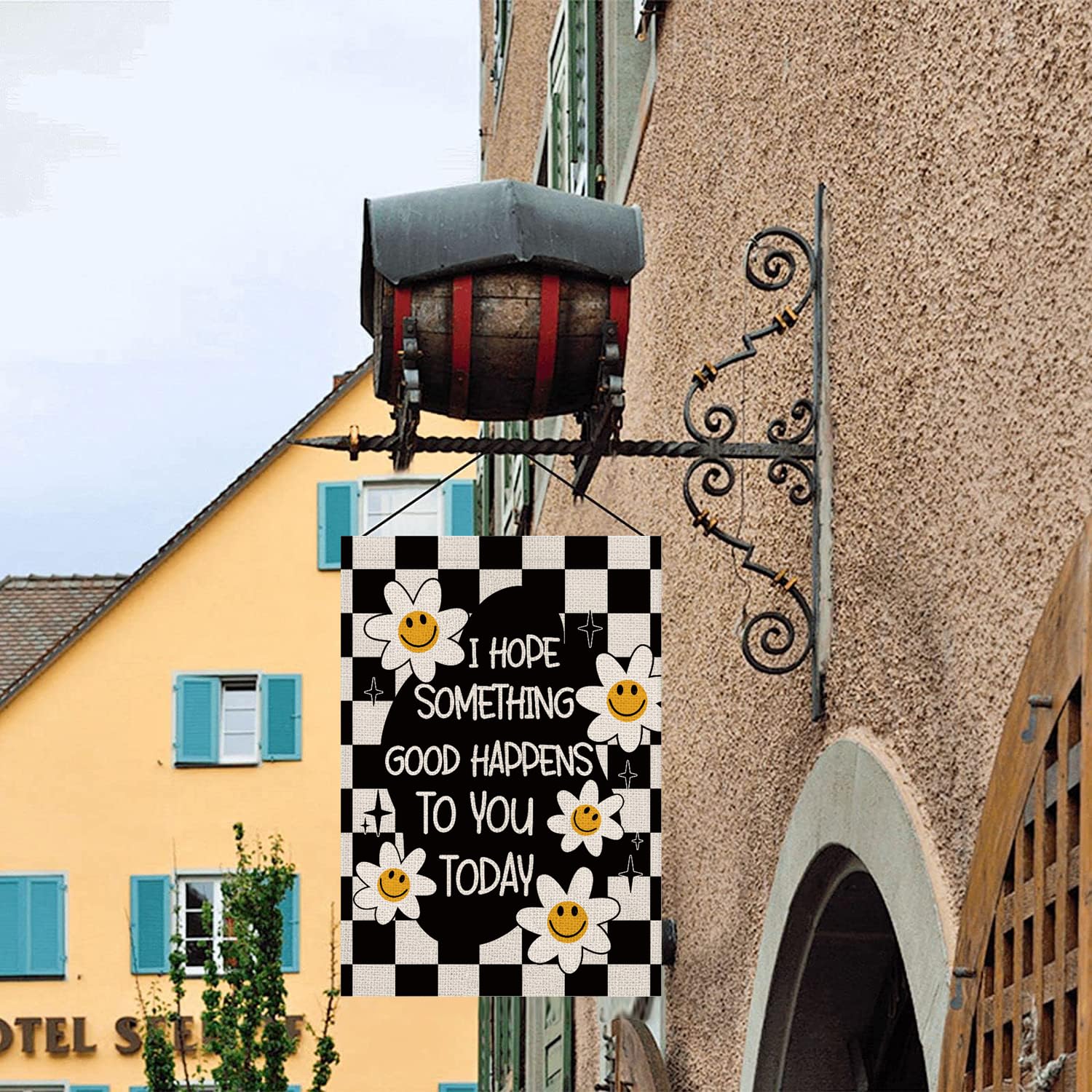 GPGHE seasonal flag—sublimation printing with vibrant colors on every side.