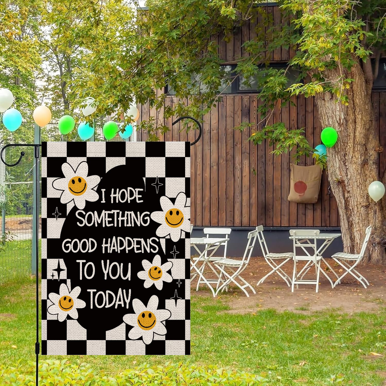 GPGHE garden decor flag—printed on both sides for clear visibility.