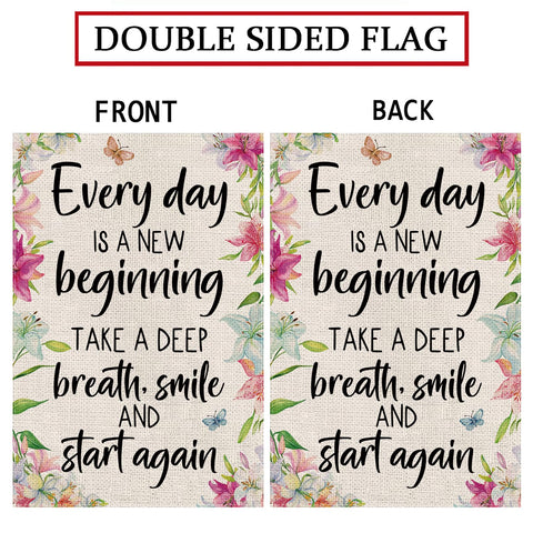 GPGHE double-sided flag with vibrant imagery for welcoming guests in your yard
