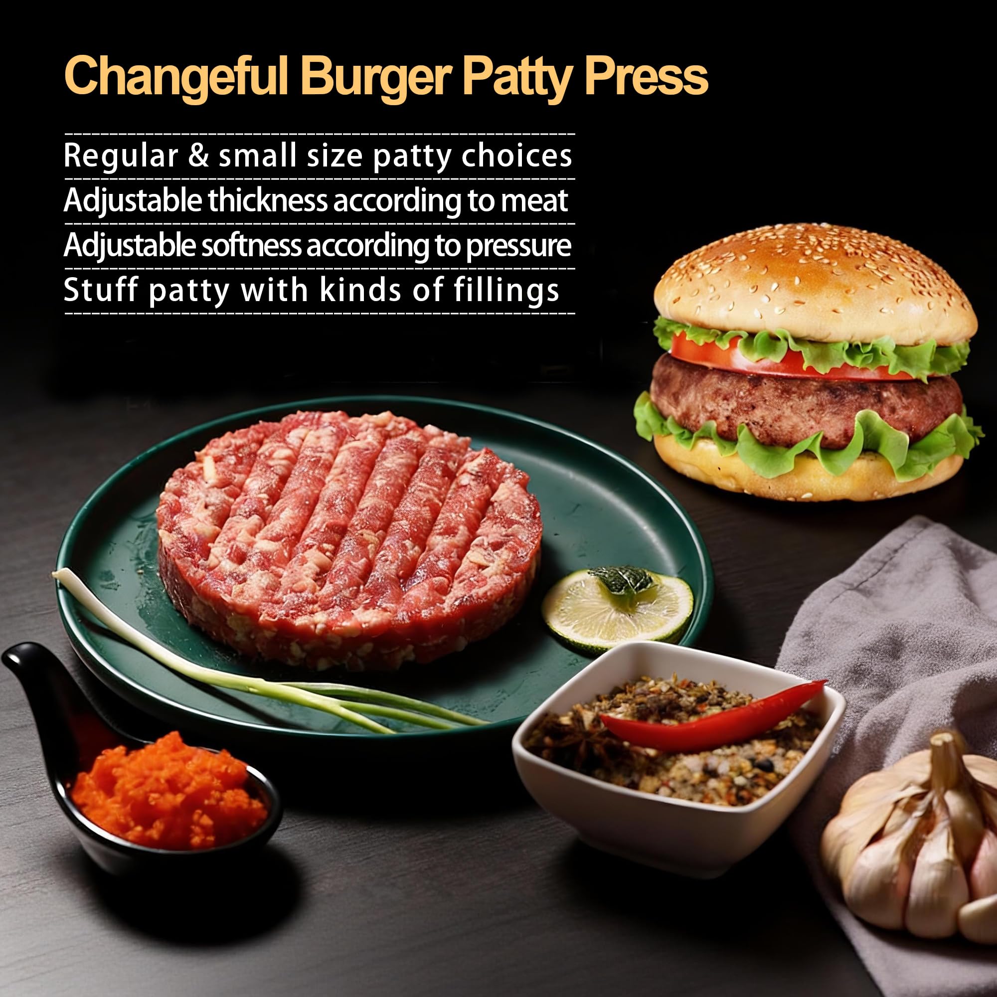 GPYG indenter press creates a well for stuffing flavorful fillings.
