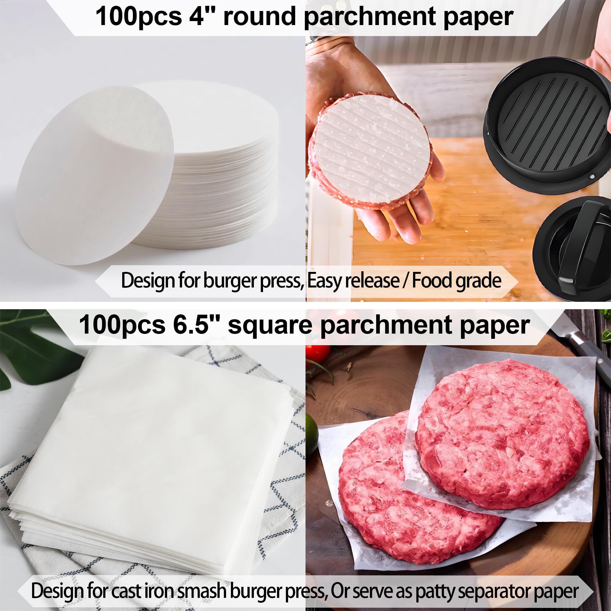 GPYG dishwasher-safe hamburger press for quick cleanup