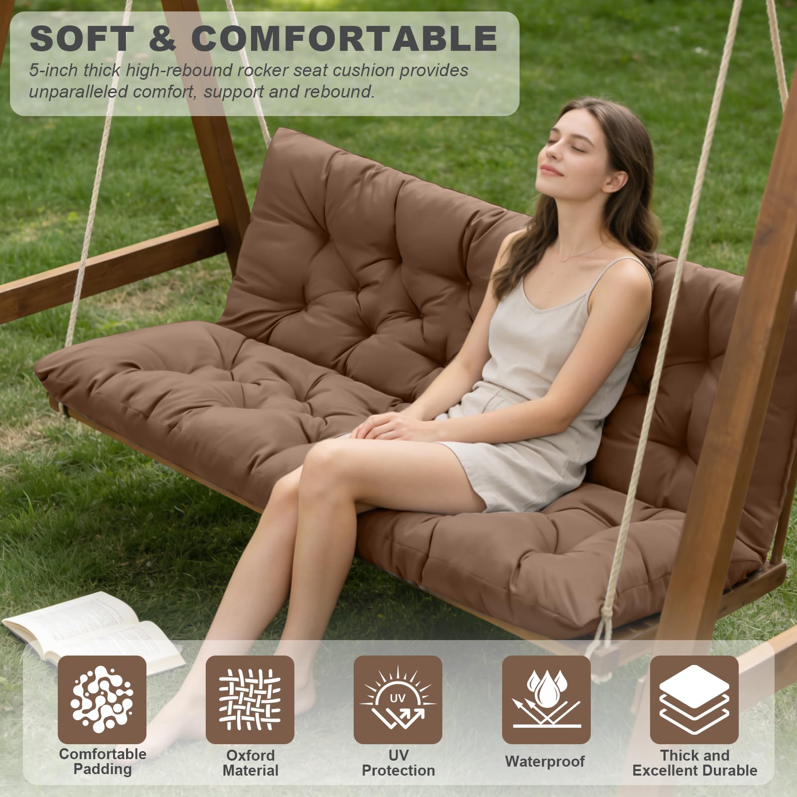 GPQAWER backrest dot-positioning design provides comfortable support.