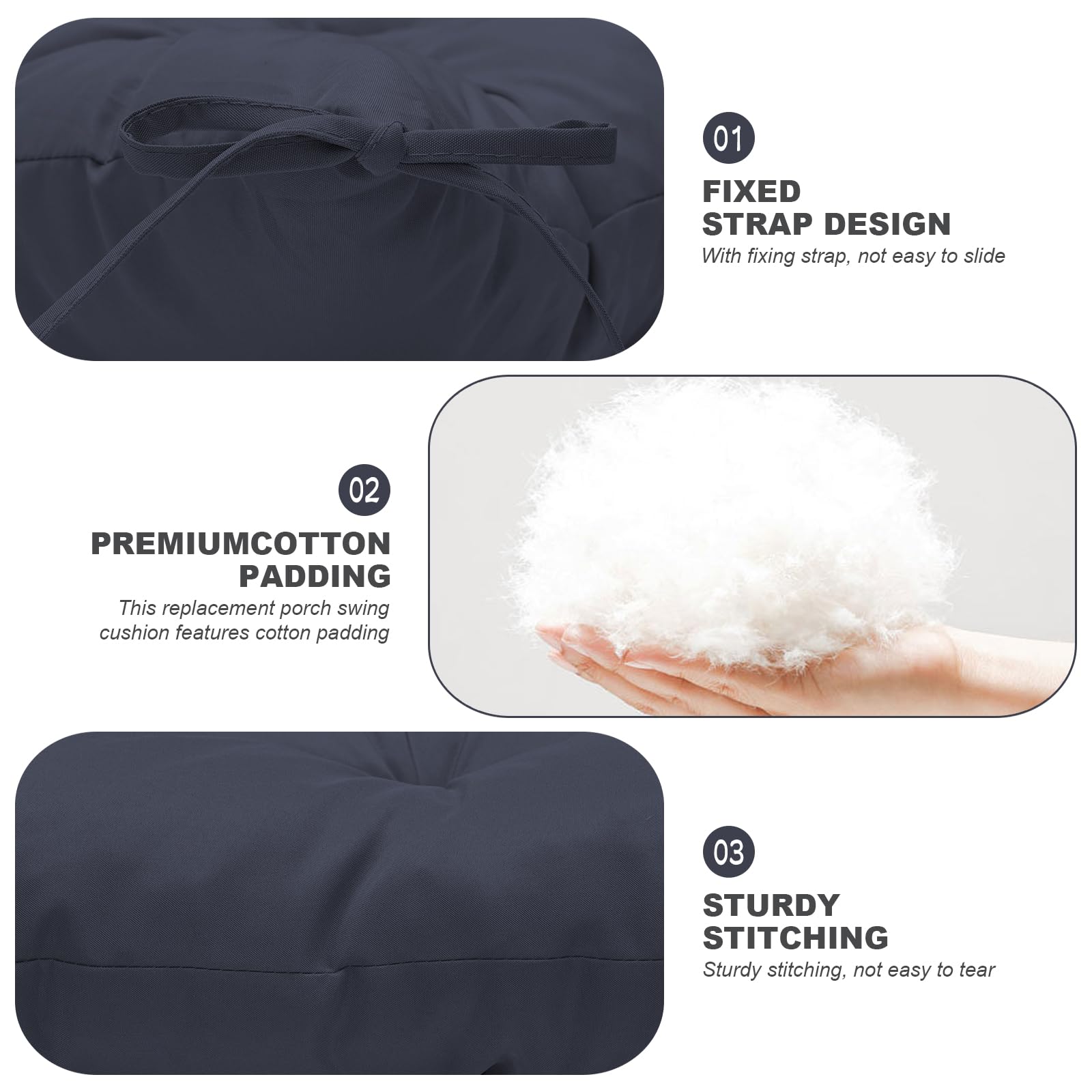 GPQAWER cushions arrive vacuum-sealed and reshape after opening